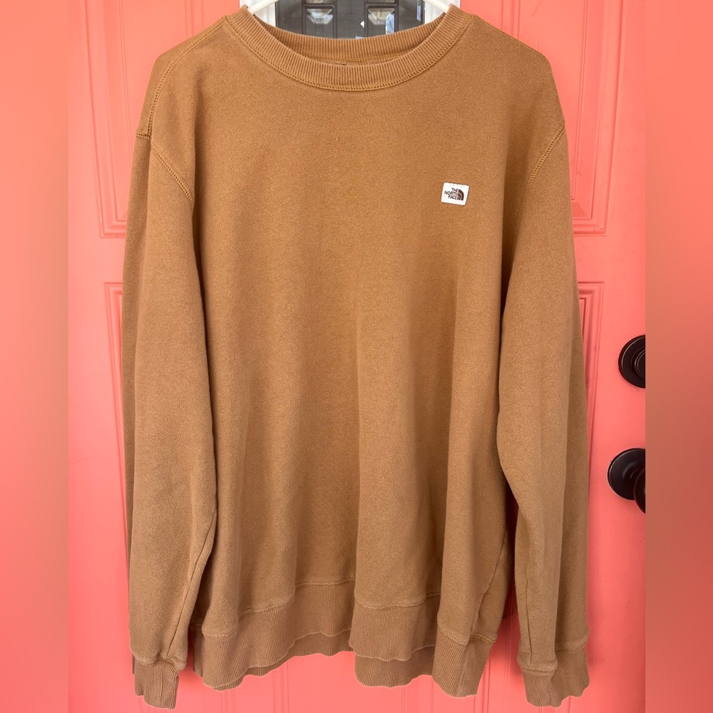 The north face men’s sweatshirt- attractive copper brown